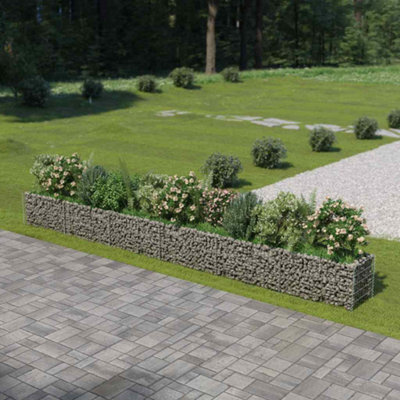 Walplus Gabion Raised Bed Galvanised Steel 540X50X50 Cm - image 1