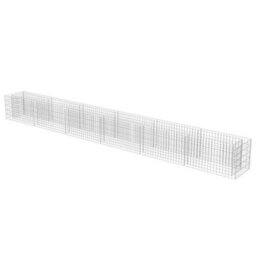 Walplus Gabion Raised Bed Galvanised Steel 540X50X50 Cm - thumbnail 3