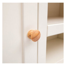 Cabinet Bits Maggiori Off White 2 Door Tv Cabinet Wood Knob - thumbnail 5