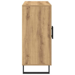 Berkfield Sideboard With 3 Doors Artisan Oak 90X34X80 Cm Engineered Wood - thumbnail 7