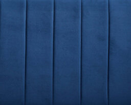 Home Detail Devon 3 Seater Storage Chaise Pull Out Fabric Blue Velvet Sofa Bed - thumbnail 9