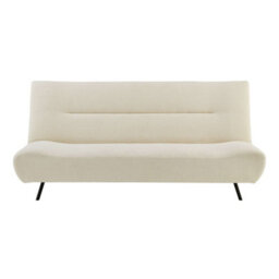 Bravich Cirrus Click Clack 2 Seater Small Double Sofa Bed - Cream Boucle - thumbnail 4