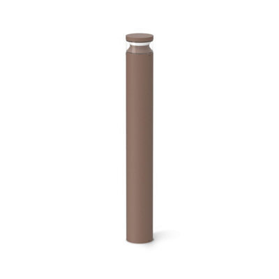 Ideal Lux Boeing 100Cm Led Outdoor Bollard Coffee 3000K Ip65