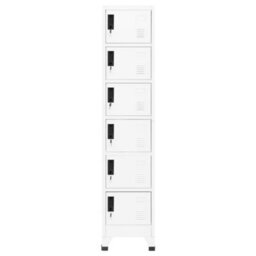 Vidaxl Locker Cabinet White 38X40X180 Cm Steel - thumbnail 2