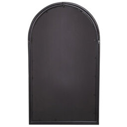 Beliani Wall Mirror Trevol 77 Cm 130 Cm Metal Black - thumbnail 5