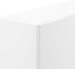 Gfw Narrow High Gloss 2 Tier Shoe Cabinet White - thumbnail 7