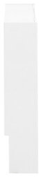 Gfw Narrow High Gloss 2 Tier Shoe Cabinet White - thumbnail 5