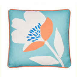 Fusion Luna Duck Egg Outdoor/indoor Water & Uv Resistant Filled Cushion - thumbnail 2