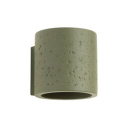 Sollux Lighting Orbis Concrete Olive Green 1 Lights Industrial Wall Light