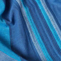 Homescapes Cotton Morocco Striped Blue Throw, 255 X 360 Cm - thumbnail 4