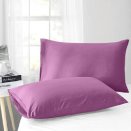 Ameha Pillowcase Pair Purple Microfiber Pillowcase-Soft Envelope Closure Pillowcase, Machine Washable Bedding Pillow Cover 50X75Cm - thumbnail 9