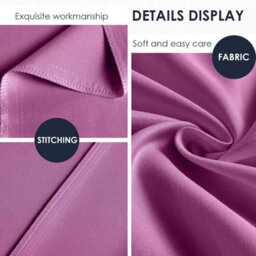 Ameha Pillowcase Pair Purple Microfiber Pillowcase-Soft Envelope Closure Pillowcase, Machine Washable Bedding Pillow Cover 50X75Cm - thumbnail 4