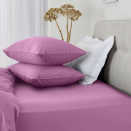 Ameha Pillowcase Pair Purple Microfiber Pillowcase-Soft Envelope Closure Pillowcase, Machine Washable Bedding Pillow Cover 50X75Cm - thumbnail 7