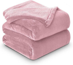 Gc Gaveno Cavailia Luxury Faux Fur Throw 150X200 Cm Pink Fleece Blanket For Double Bed & Sofa Bed - thumbnail 2