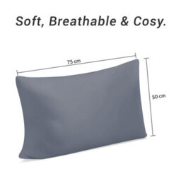 Lazzaro Pillow Cases 4 Pack Double Brushed Premium Microfibre Envelope Closure Pillow Covers Hypoallergenic Pillowcases - thumbnail 5