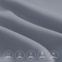 Lazzaro Pillow Cases 4 Pack Double Brushed Premium Microfibre Envelope Closure Pillow Covers Hypoallergenic Pillowcases - thumbnail 6