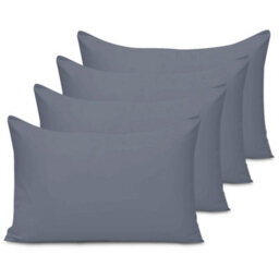 Lazzaro Pillow Cases 4 Pack Double Brushed Premium Microfibre Envelope Closure Pillow Covers Hypoallergenic Pillowcases - thumbnail 1