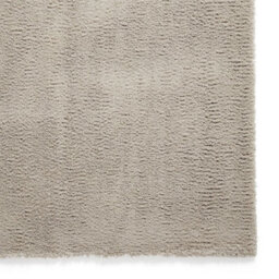 Silver Shaggy Washable Plain Modern Rug For Living Room Bedroom & Dining Room-60Cm X 115Cm - thumbnail 5