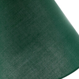 Happy Homewares 10 Inch Forest Green Cotton Coolie Lampshade For Table Lamp Or Pendant - thumbnail 4