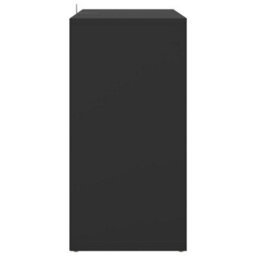 Berkfield Shoe Cabinet Black 60X35X70 Cm Engineered Wood - thumbnail 6