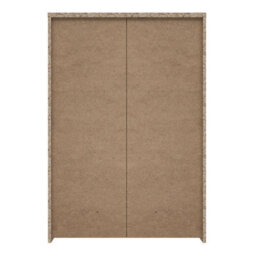 Wyld Haus Willowmere 6-Door Chest Cabinet In White And Artisan Oak - thumbnail 6