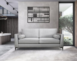 Modern Home Zara 3+2 Seater Sofa Set Silver - thumbnail 2
