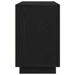 Berkfield Sideboard Black Oak 102X35X55 Cm Engineered Wood - thumbnail 7