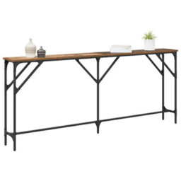 Walplus Console Table Old Wood 180 X 23 X 75 Cm - thumbnail 3