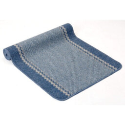 The Rugs Washable Designer Rugs & Mats Lined Bordered Design In Blue   116Blu - thumbnail 2