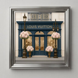 Home Luxe Interiors Lv Boutique Silver Step Frame Wall Art 70X70Cm Luxury Home Decor Piece - thumbnail 5
