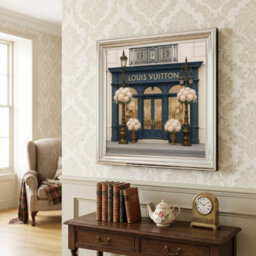 Home Luxe Interiors Lv Boutique Silver Step Frame Wall Art 70X70Cm Luxury Home Decor Piece - thumbnail 4