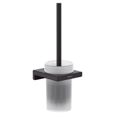 Hansgrohe Addstoris Wall Mounted Toilet Brush Holder Matt Black - 41752670 - image 1