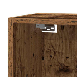 Berkfield Modern Tv Cabinet Old Wood 30.5X30X110 Cm Engineered Wood - thumbnail 8