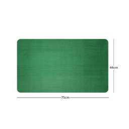 Nicoman Reversible Dual-Colour Blue/green Pvc Anti Slip Shower Mat Bath Mat - Rectangular 75X44 Cm - thumbnail 3
