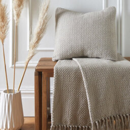 Drift Hayden Filled 100% Recycled Sustainable Cotton Basket Weave Cushion