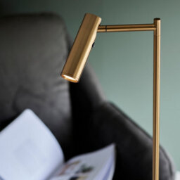 Luminosa Lighting Luminosa Dedicated Led Reader Task Floor Lamp Warm Brass - thumbnail 4