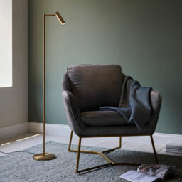 Luminosa Lighting Luminosa Dedicated Led Reader Task Floor Lamp Warm Brass - thumbnail 3