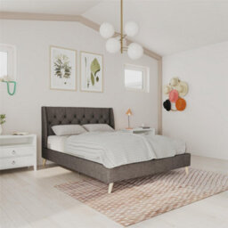 Novogratz Ng Her Majesty Bed Linen Grey, Double - thumbnail 2