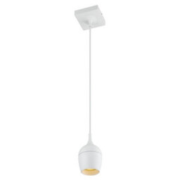 Lucide Preston Modern Pendant Light Bathroom 10Cm - 1Xgu10 - Ip44 - White