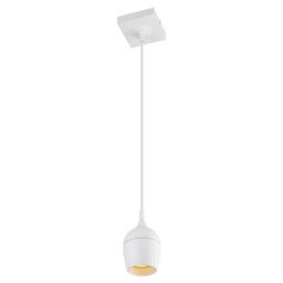 Lucide Preston Modern Pendant Light Bathroom 10Cm - 1Xgu10 - Ip44 - White - thumbnail 2