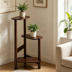 Bamboo Plant Stand Flower Succulent Pot Holder House Planter Indoor Display Rack - thumbnail 6