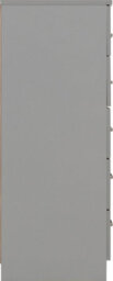 Seconique Dakota 5 Drawer Chest Of Drawers Light Grey - thumbnail 6