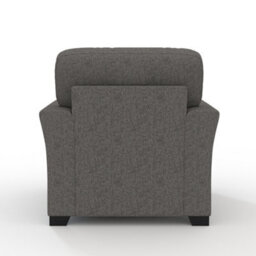 Furnishings For Less UK Hartley Grey Armchair Sofa Full Back Tufted Cushions - thumbnail 4