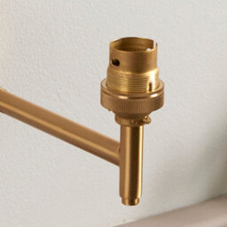 Loops Dimmable Adjustable Wall Sconce With Ash Wood And Brass Finish - thumbnail 3