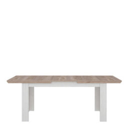Wyld Haus Silkeborg Extending Dining Table In Nelson And Snowy Oak Wood - thumbnail 3