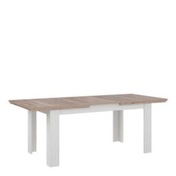 Wyld Haus Silkeborg Extending Dining Table In Nelson And Snowy Oak Wood - thumbnail 4