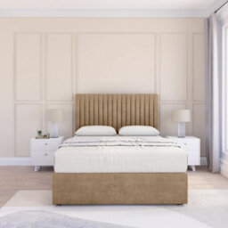 "Sloomy 6Ft Manhattan Divan Bed Base Mink Naples ,4 Drawers & 26"" Struts Headboard - Super King" - thumbnail 2