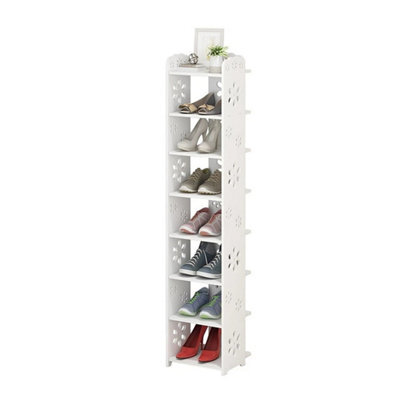 8-Tier Shoe Rack Organizer Slim Narrow Storage Shelf - image 1