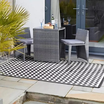 Smart Garden Alfresco Outdoor Garden Rug - Slate Atlantis 210Cm - image 1