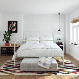 Novogratz Francis Farmhouse Metal Bed Green, King - thumbnail 6